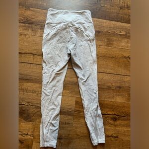 Lululemon white Zipper Leggings